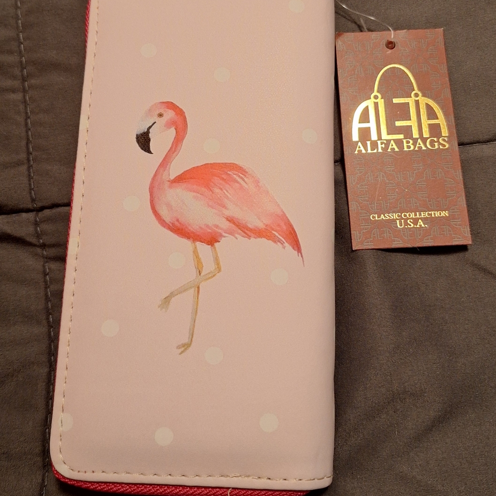 Alfa Bags Pink Flamingo Wallet